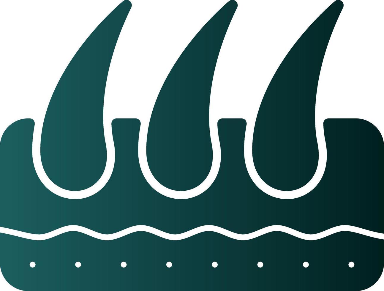 Hair Vector Icon Design