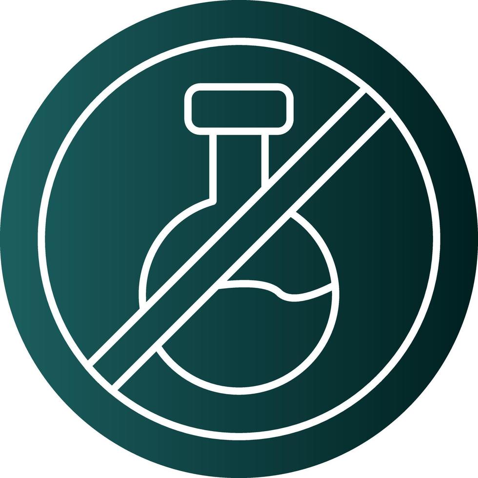 No Chemical Vector Icon Design
