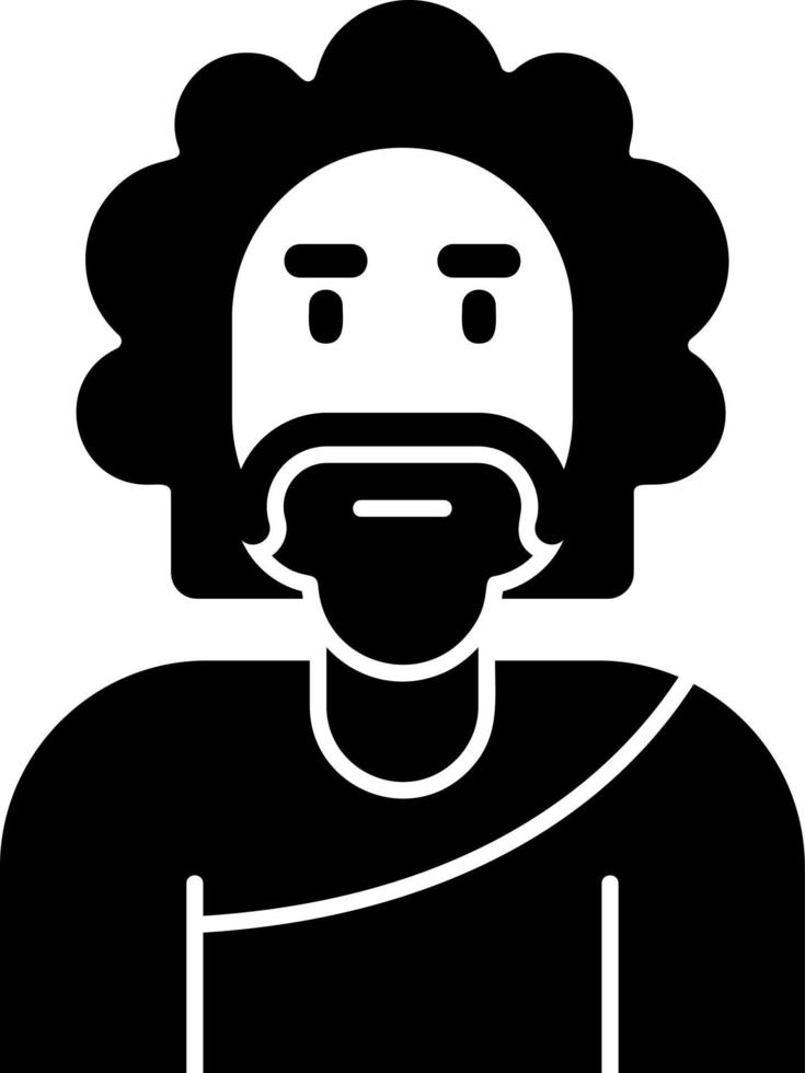 diseño de icono de vector de hombre de las cavernas