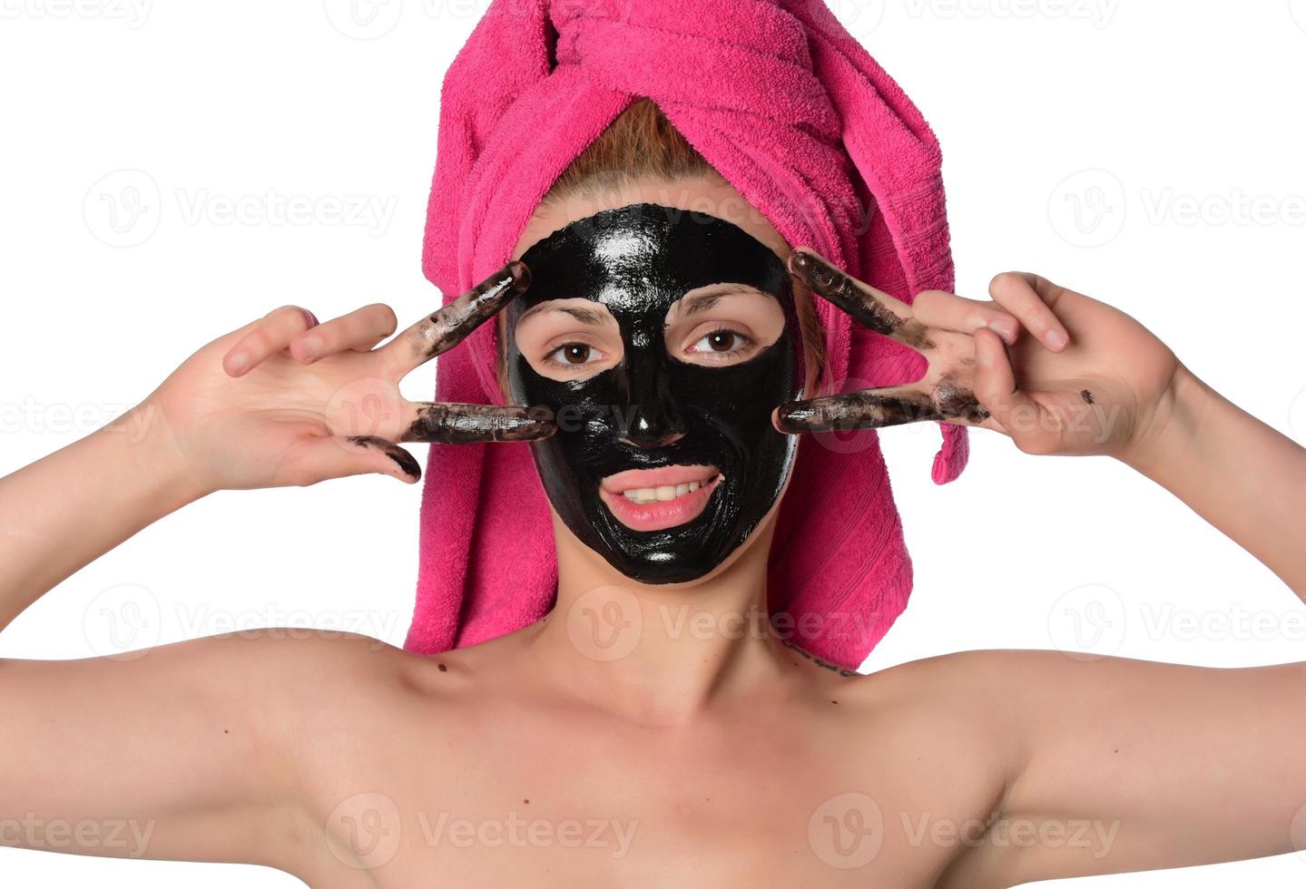 Beautiful Woman Face Mask