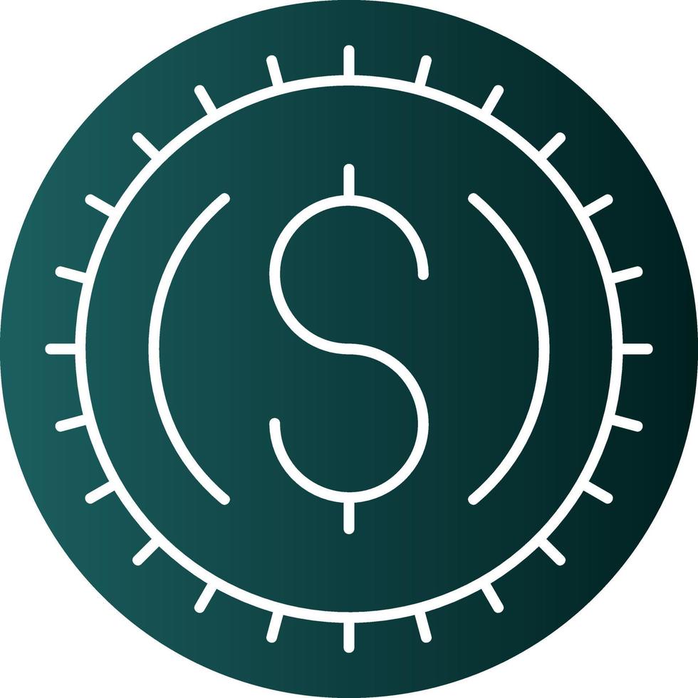 Coin Vector Icon Design