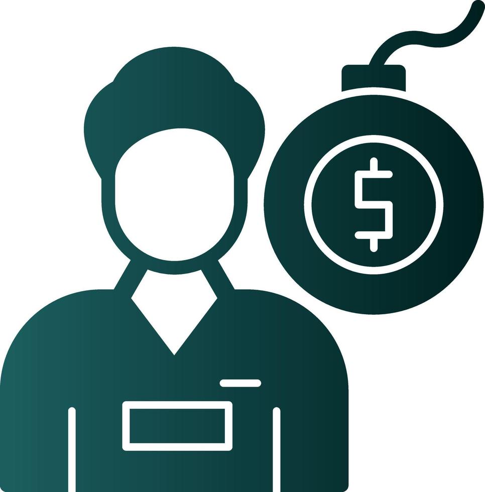 Debt Vector Icon Design