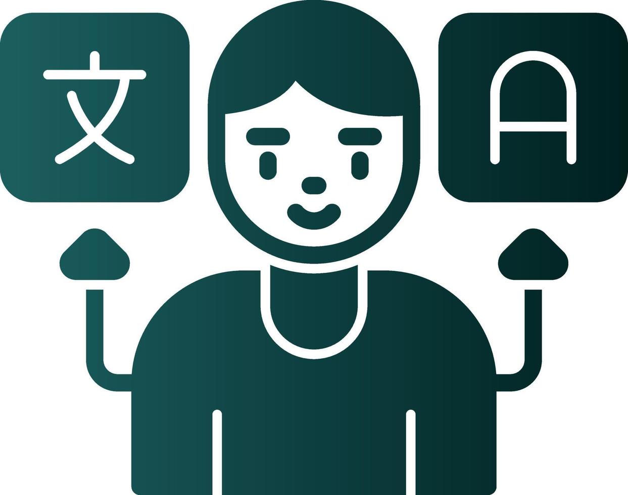 Translator Vector Icon Design