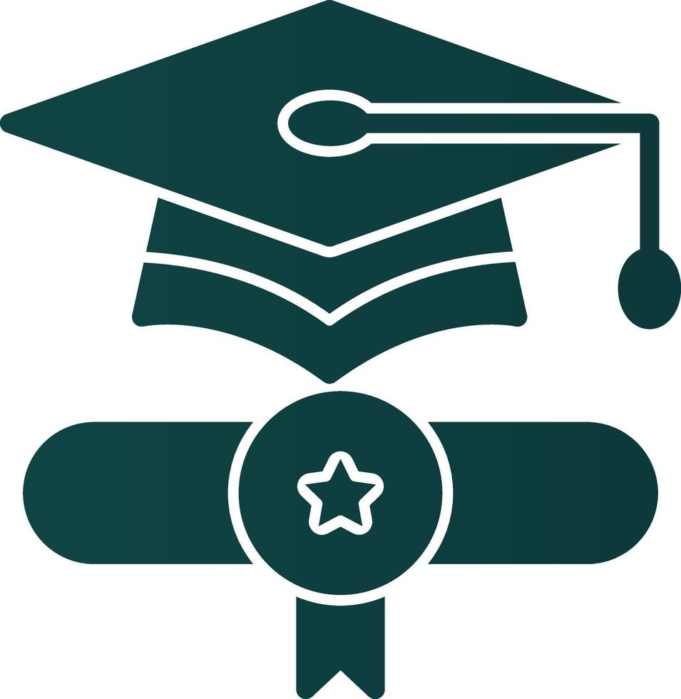 Graduation Vector Icon Design