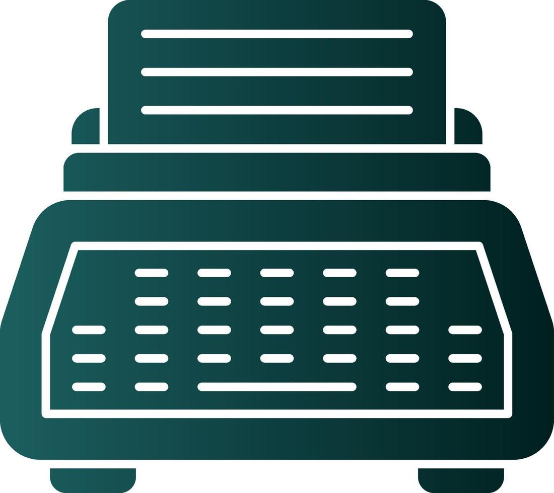 Typing Vector Icon Design
