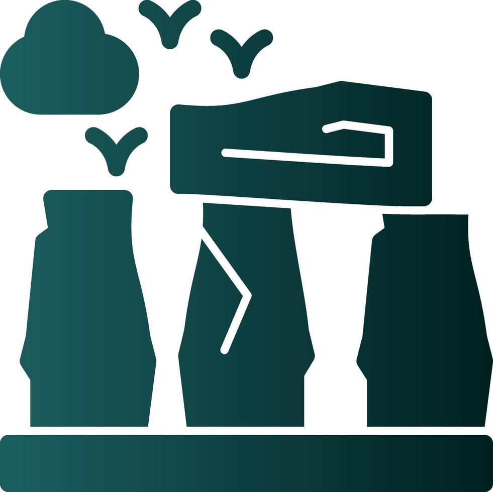 Stonehenge Vector Icon Design