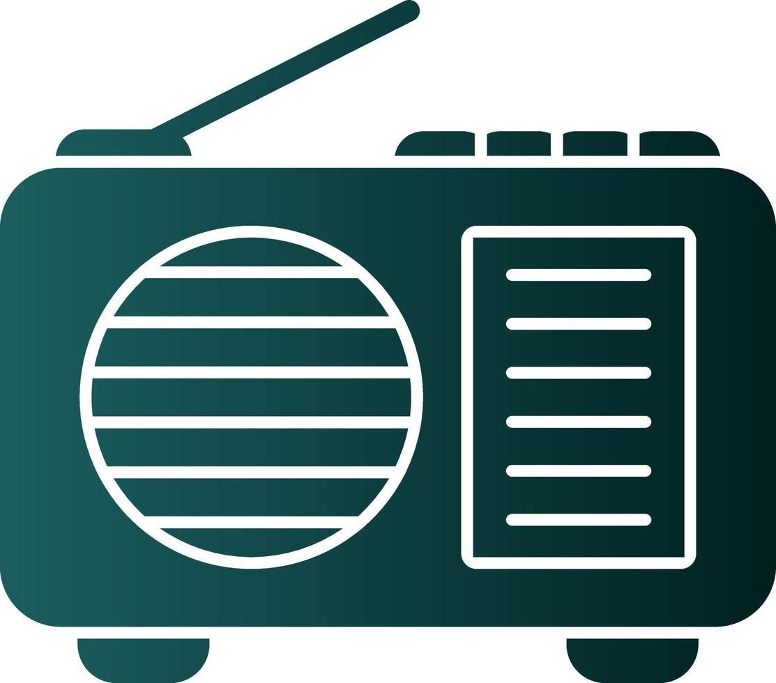 Radio Vector Icon Design