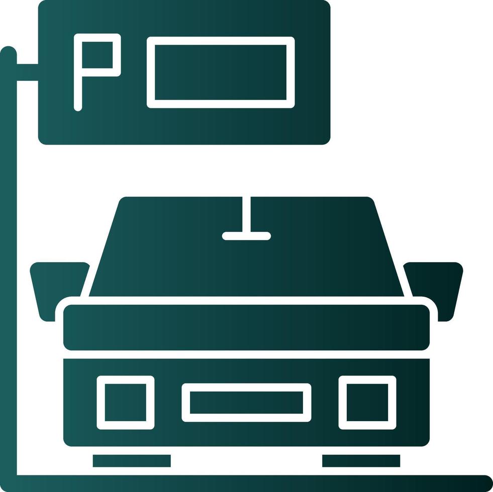 Parking Vector Icon Design