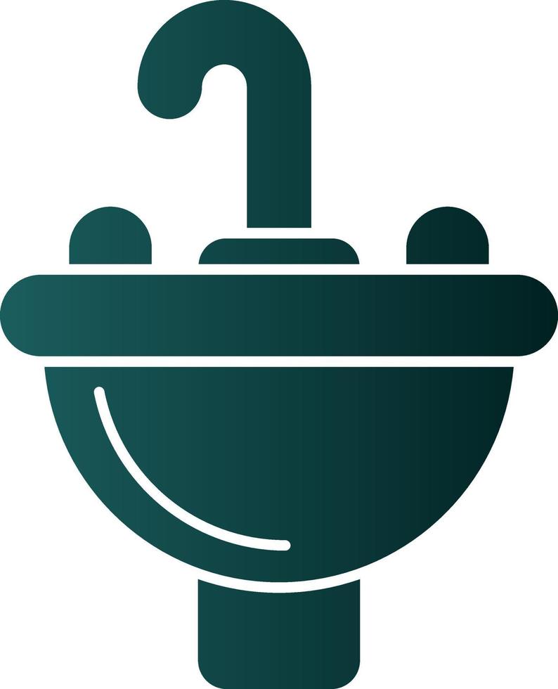 diseño de icono de vector de lavabo