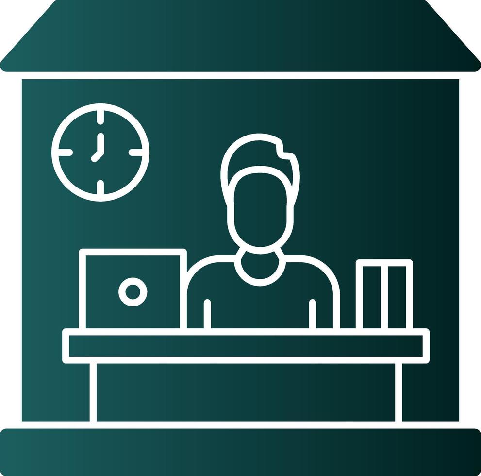Home Office Vector Icon Design
