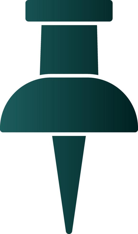 Push Pin Vector Icon Design