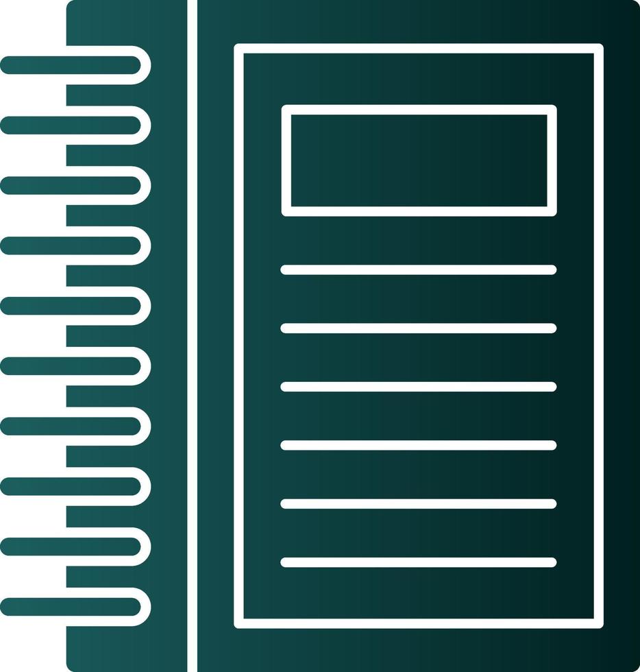 Notebook Vector Icon Design