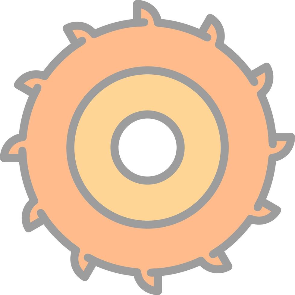 Circular Saw Vector Icon Design