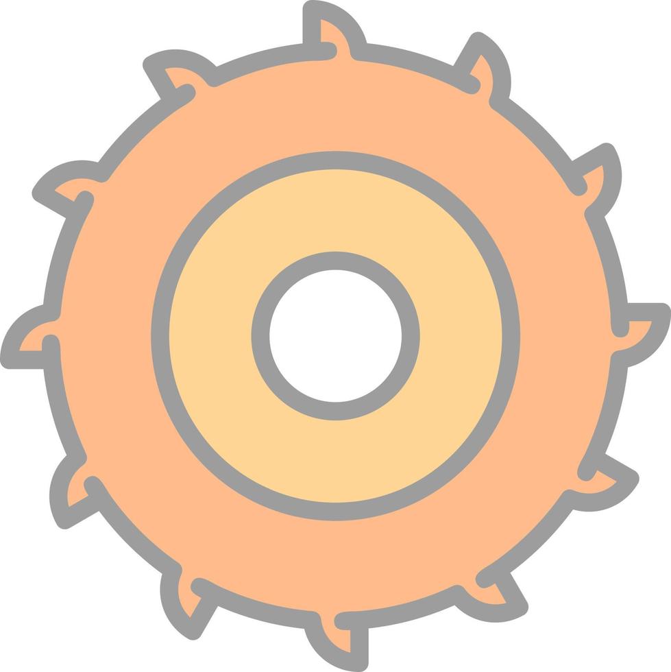 diseño de icono de vector de sierra circular