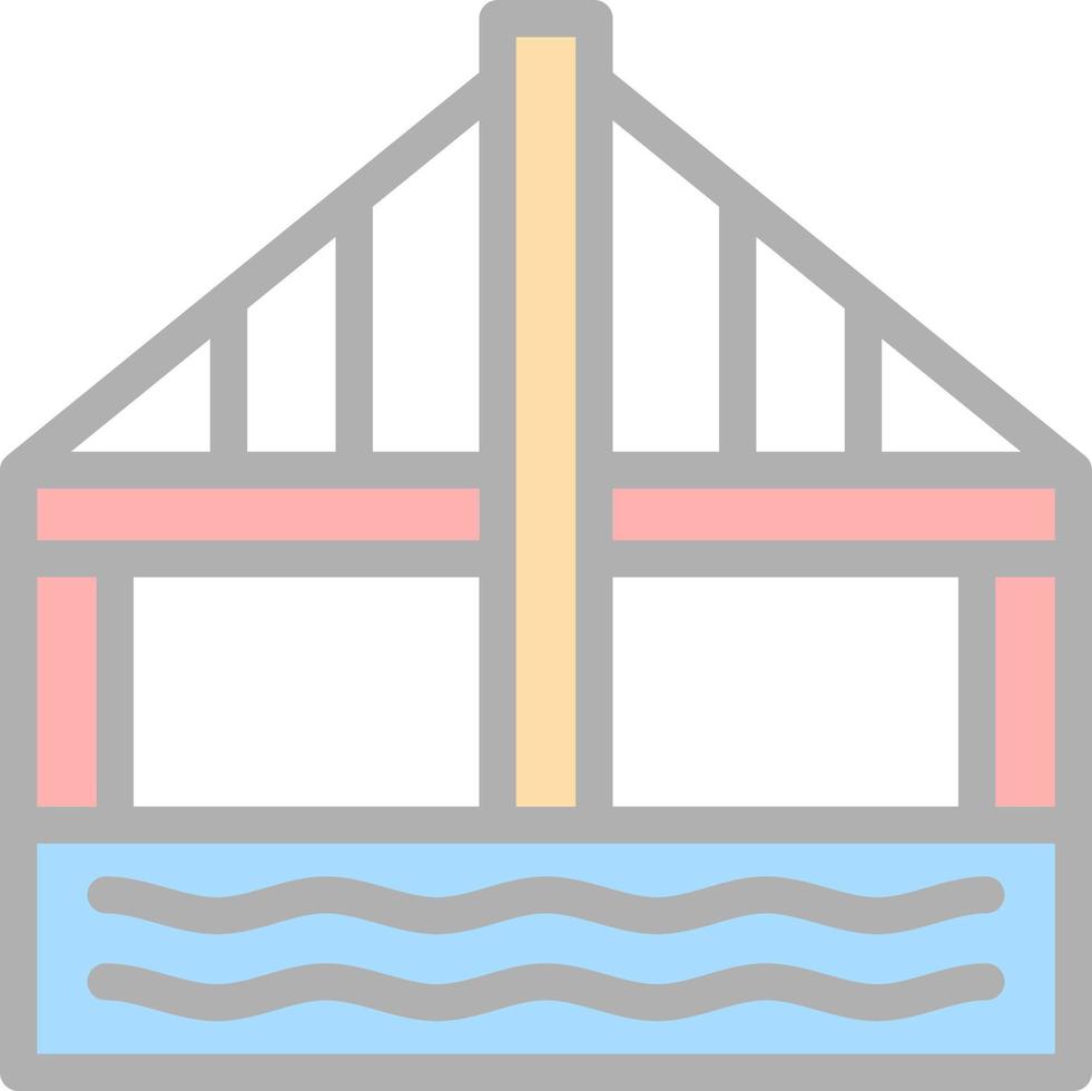 Bridge Vector Icon Design
