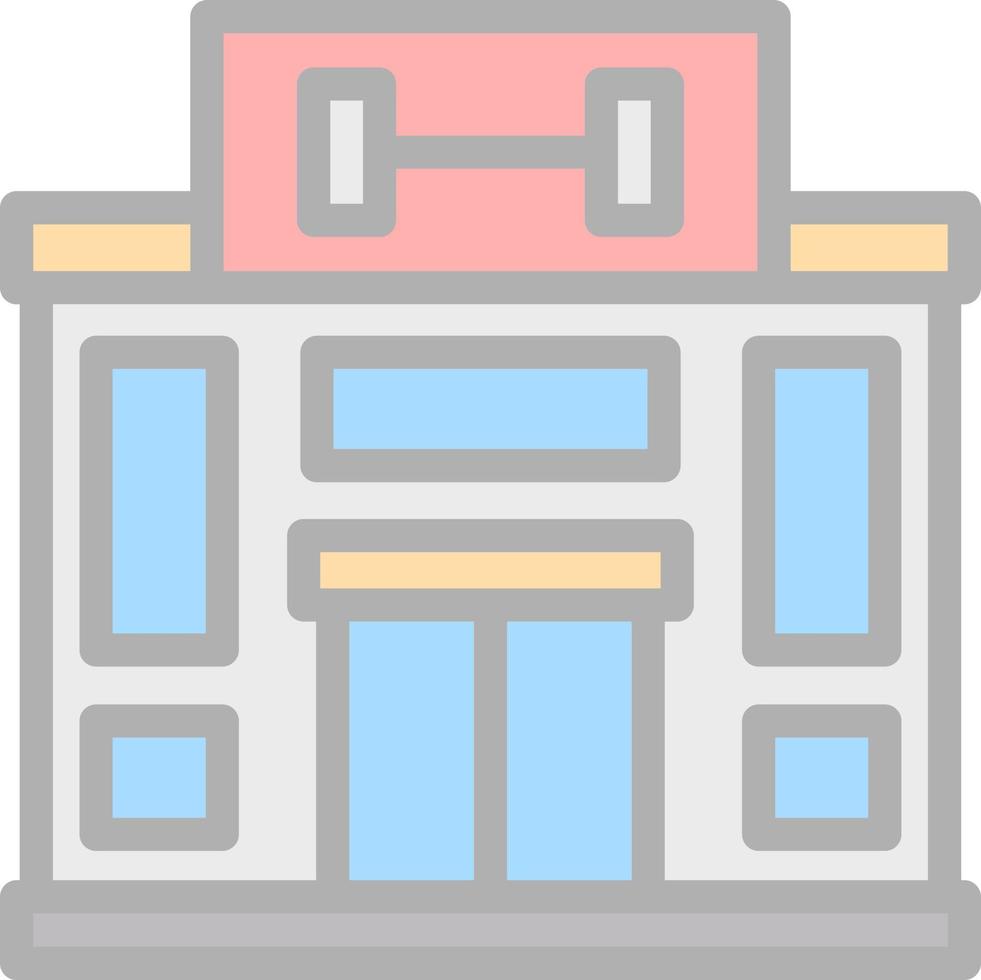 Gym Vector Icon Design