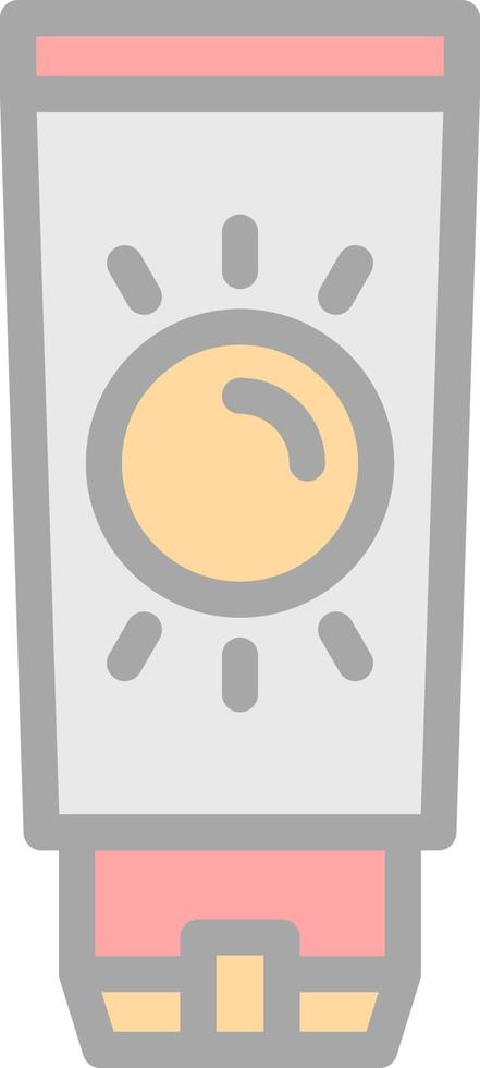 Sunblock Vector Icon Design