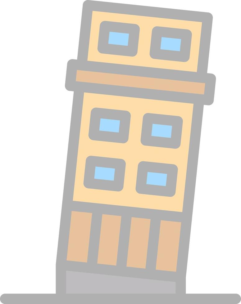 diseño de icono de vector de torre