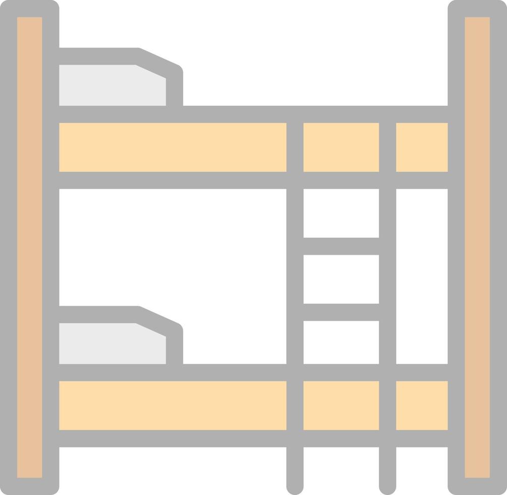 Bunk Vector Icon Design