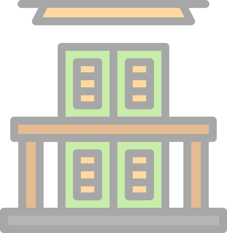 Balcony Vector Icon Design