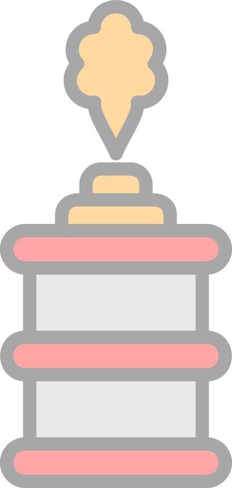 Tear Gas Vector Icon Design