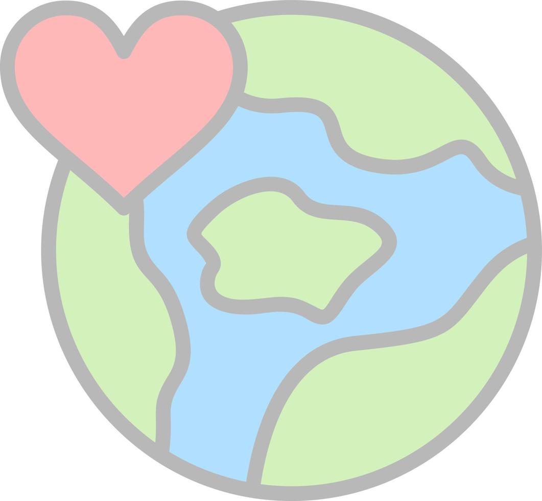 Save The World Vector Icon Design