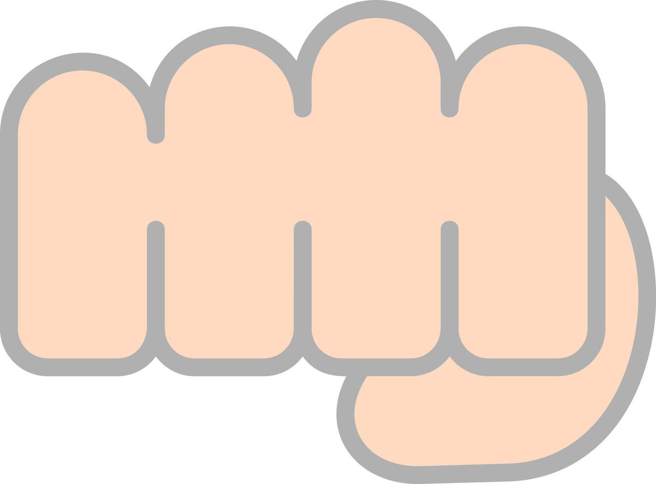 Fist Vector Icon Design