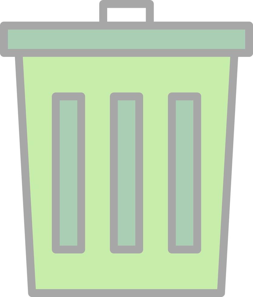 diseño de icono de vector de basura