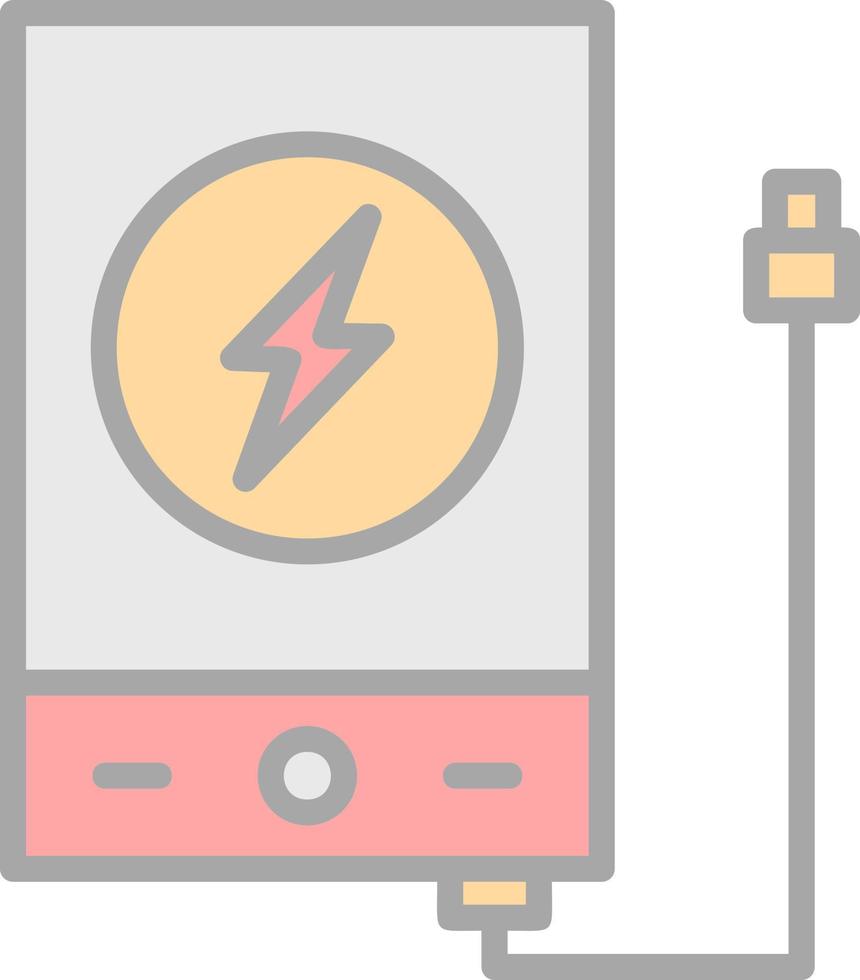 Power Bank Vector Icon Design