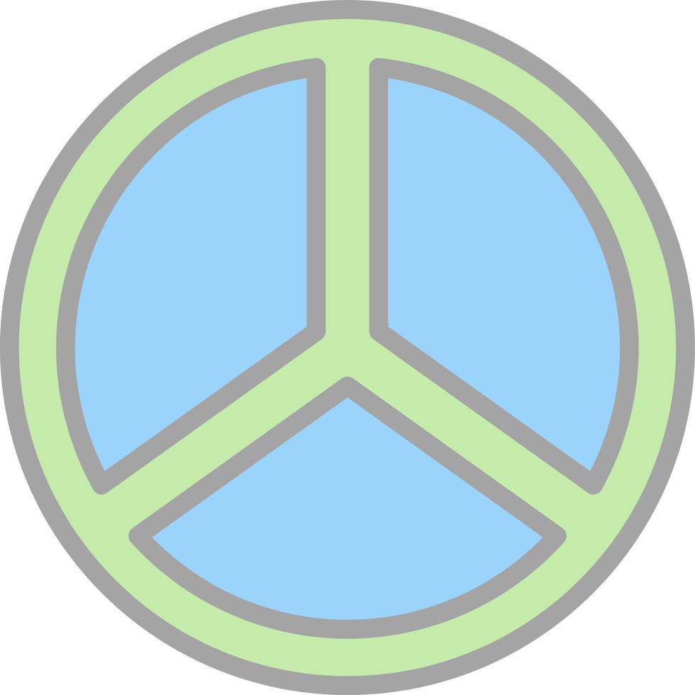 Peace Symbol Vector Icon Design