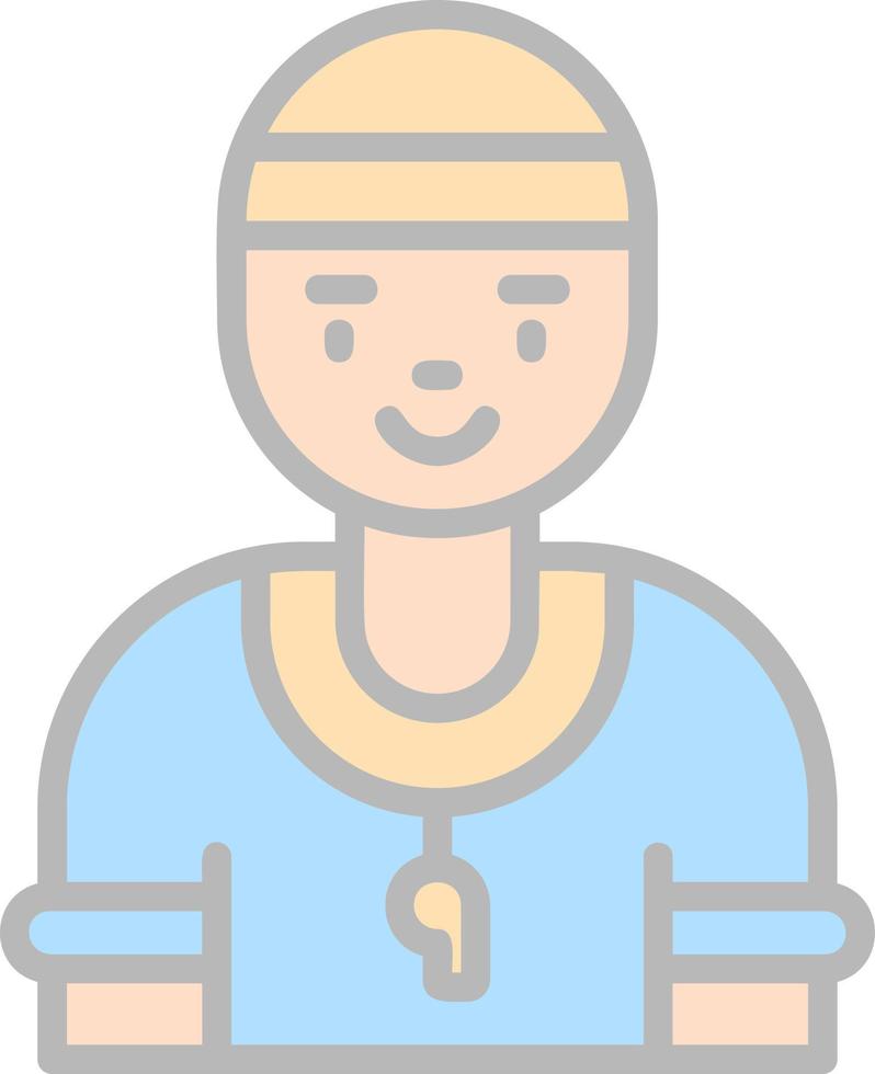 Trainer Vector Icon Design