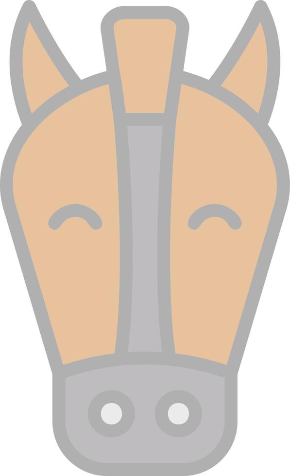 diseño de icono de vector de caballo