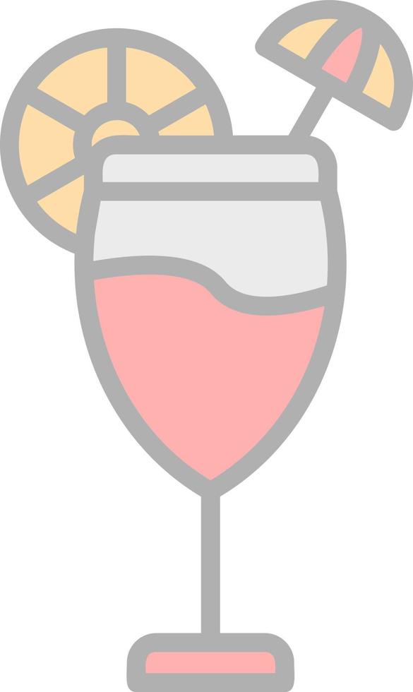 Cocktail Vector Icon Design