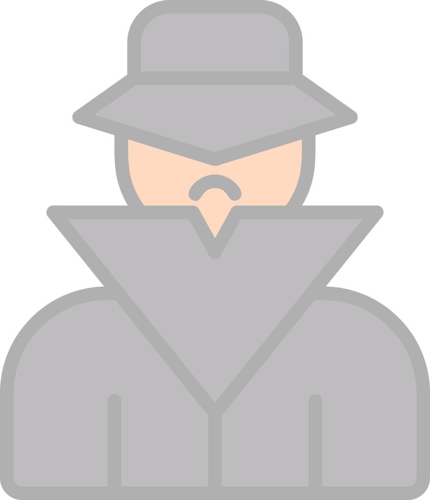 diseño de icono de vector de detective