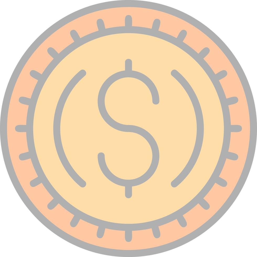 Coin Vector Icon Design