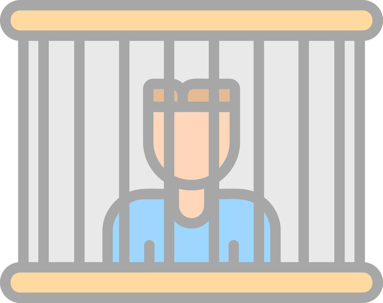 Prisoner Vector Icon Design