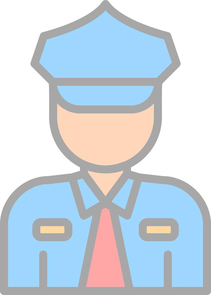 diseño de icono de vector de policía