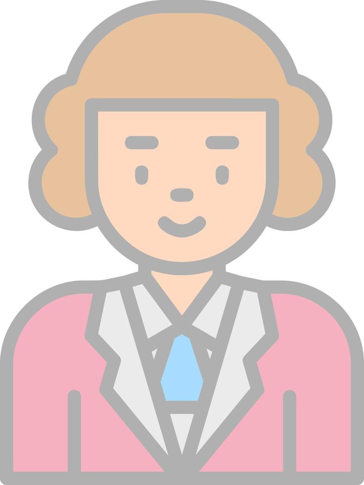 Judge Vector Icon Design