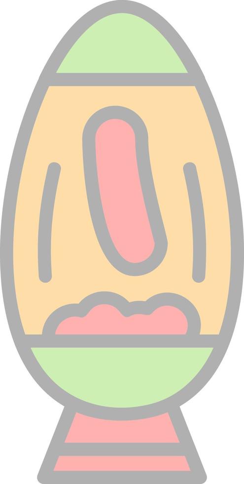 Lava Lamp Vector Icon Design