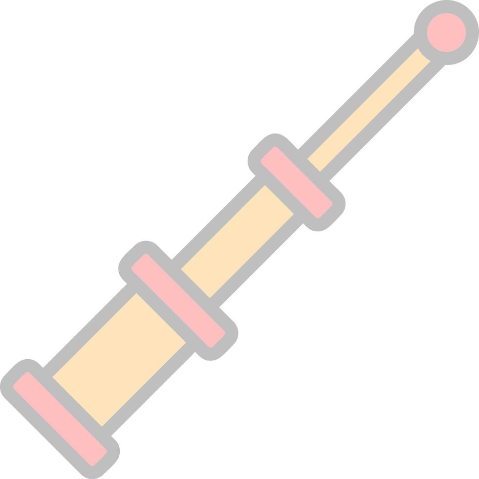 Baton Vector Icon Design