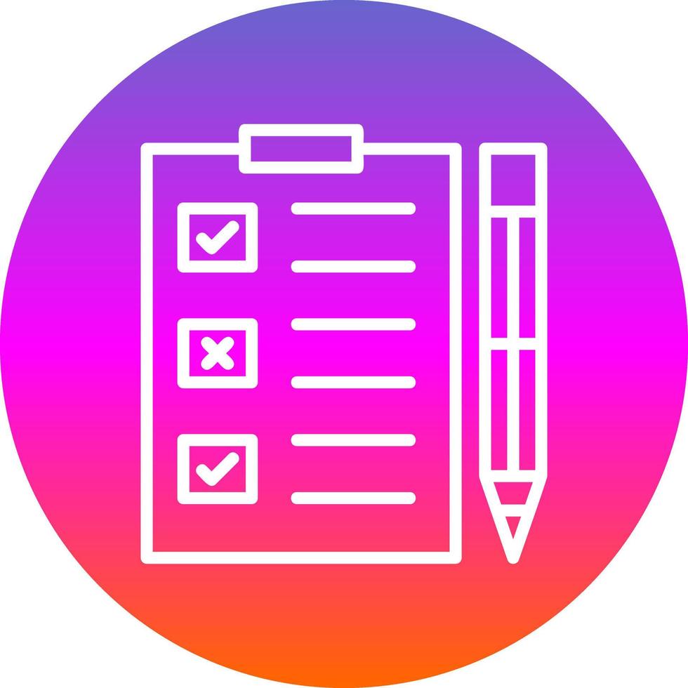 Assessment Vector Icon Design