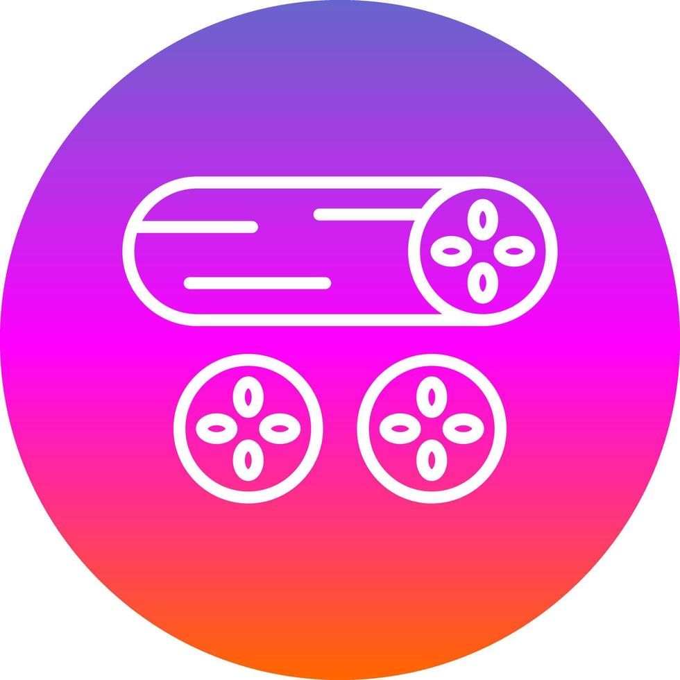 Cucumber Vector Icon Design