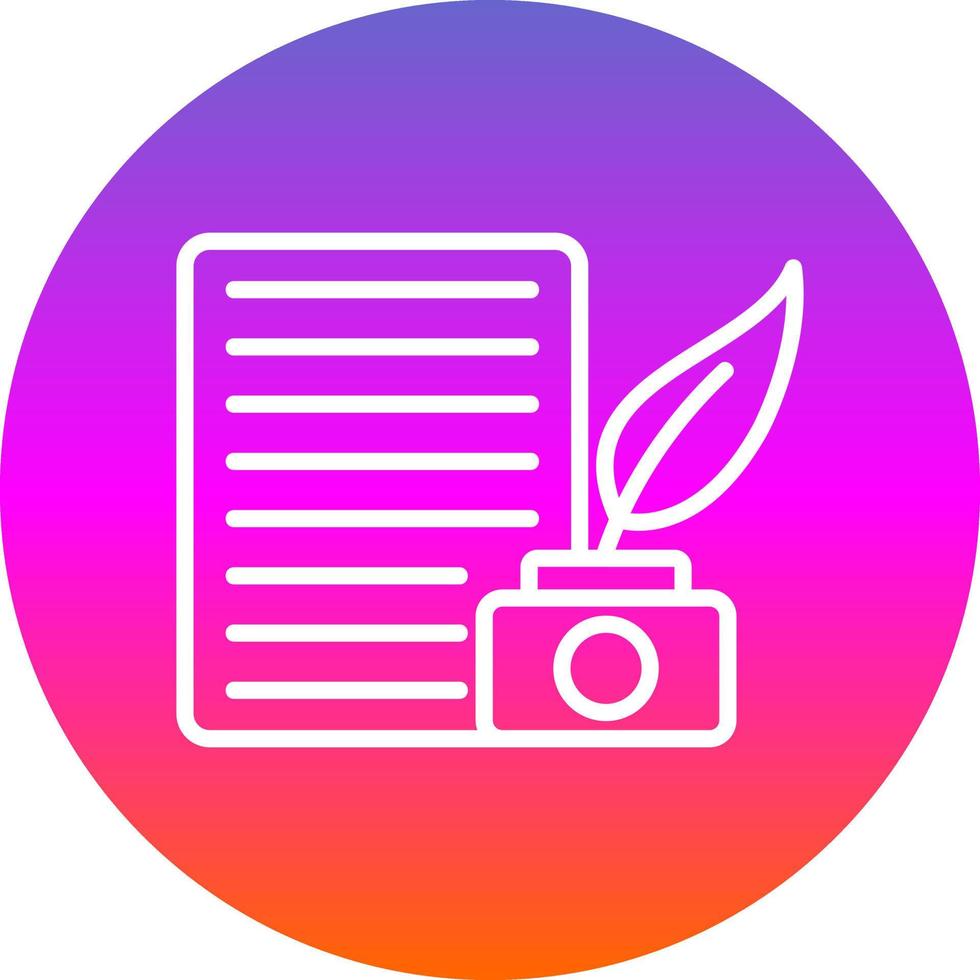 Manuscript Vector Icon Design