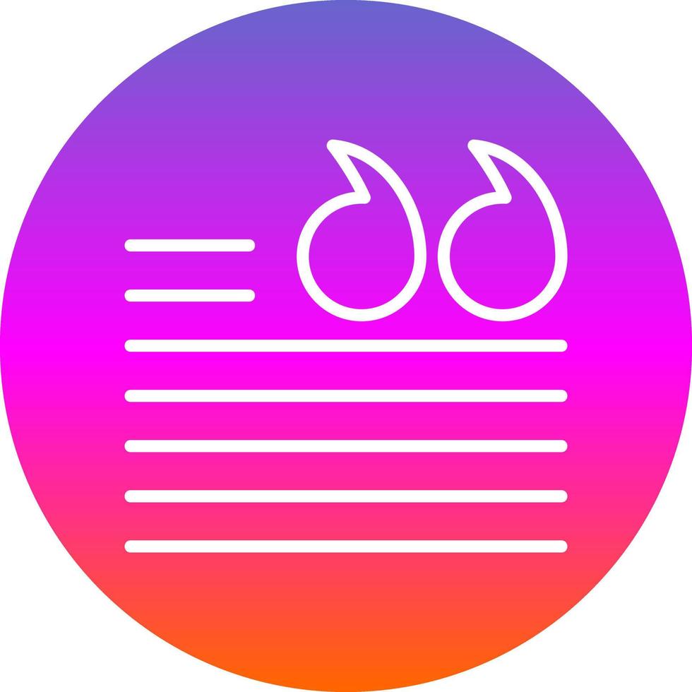 Quotation Vector Icon Design