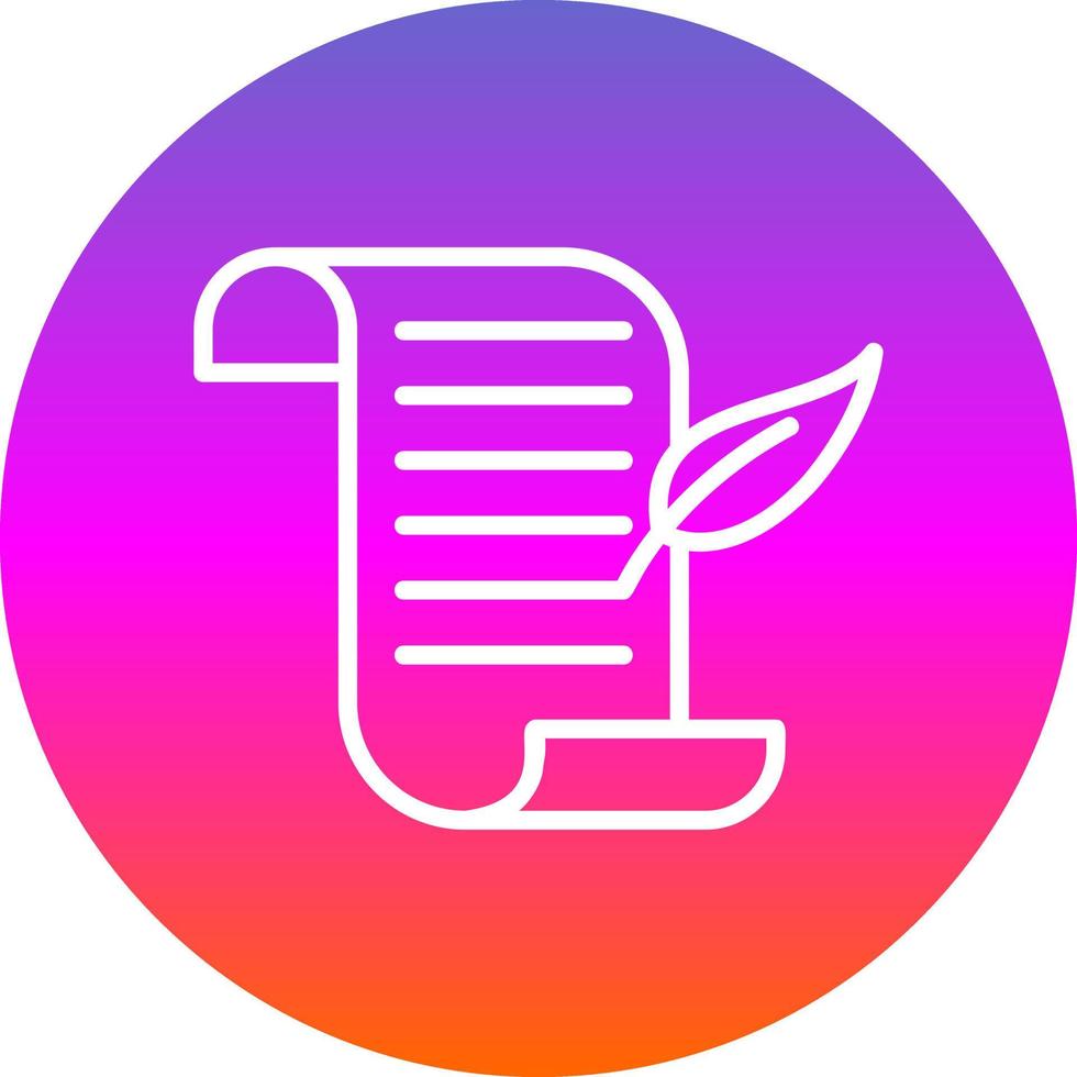 Screenplay Vector Icon Design