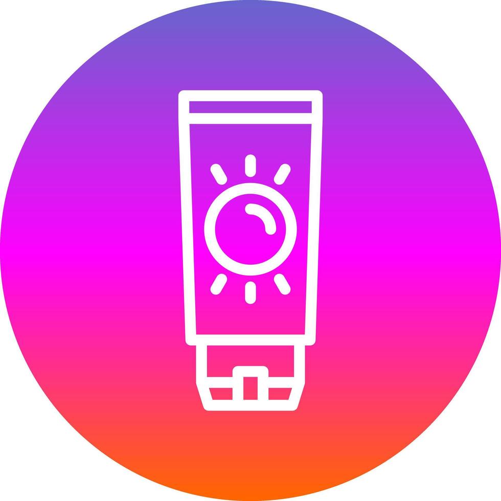 Sunblock Vector Icon Design