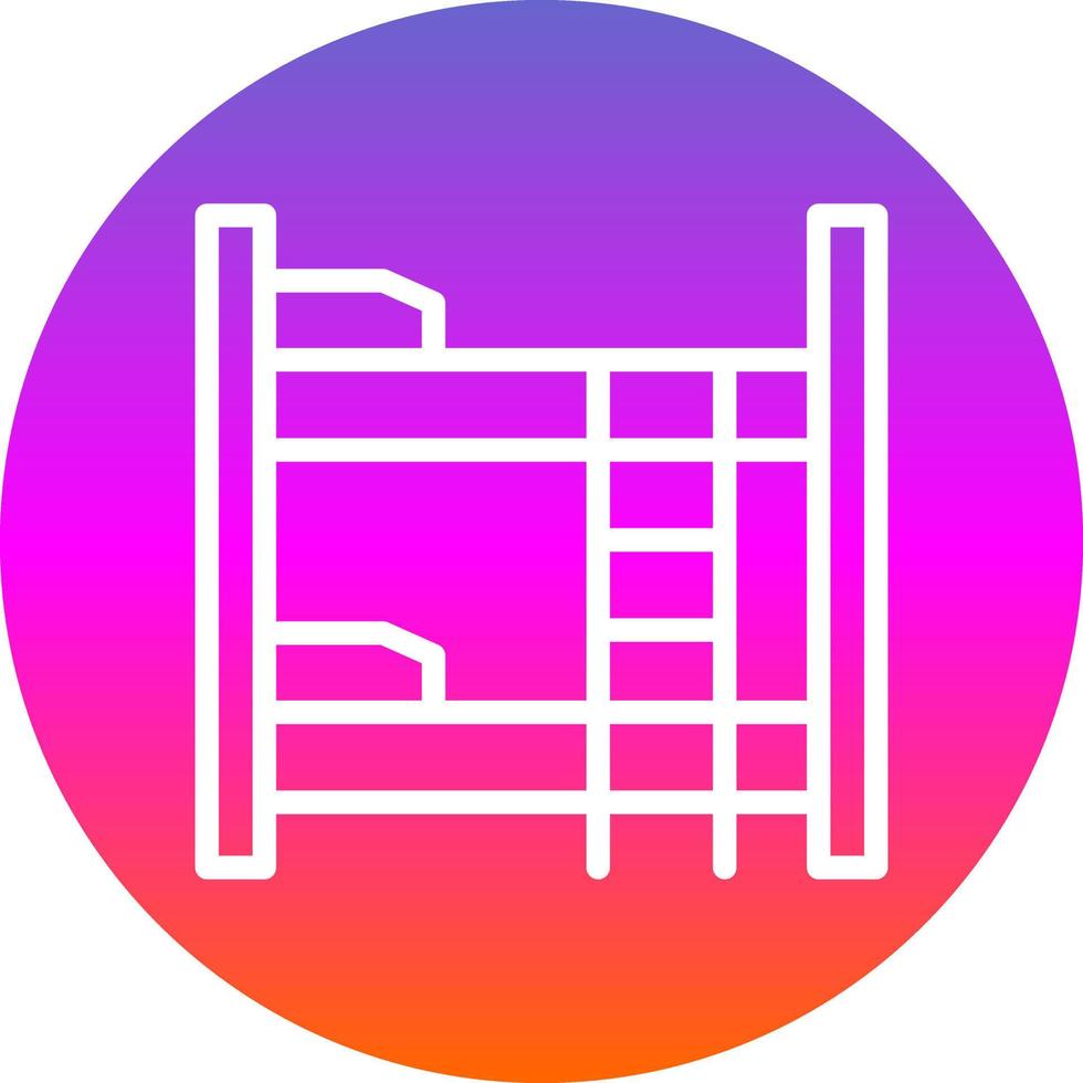Bunk Vector Icon Design
