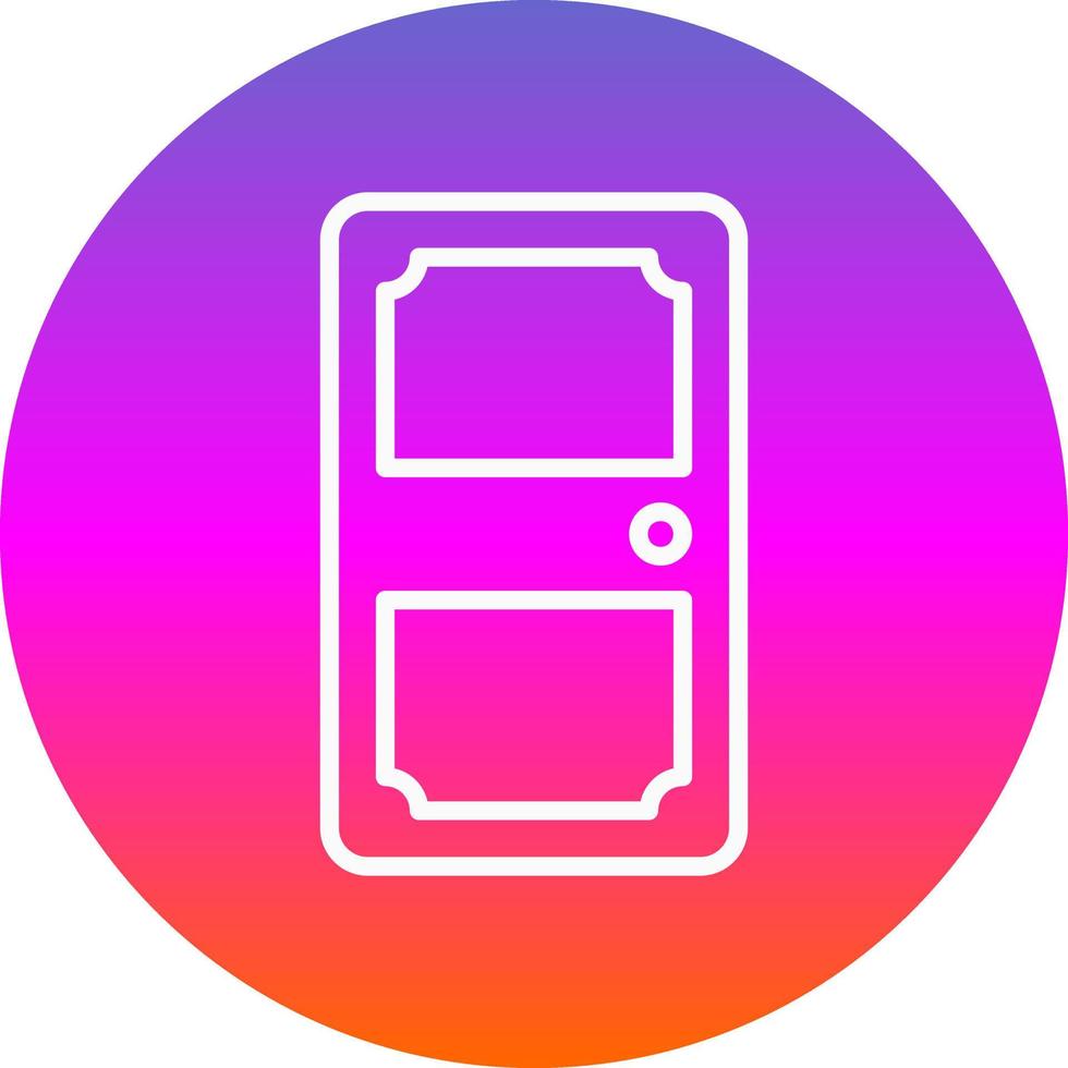 Door Vector Icon Design
