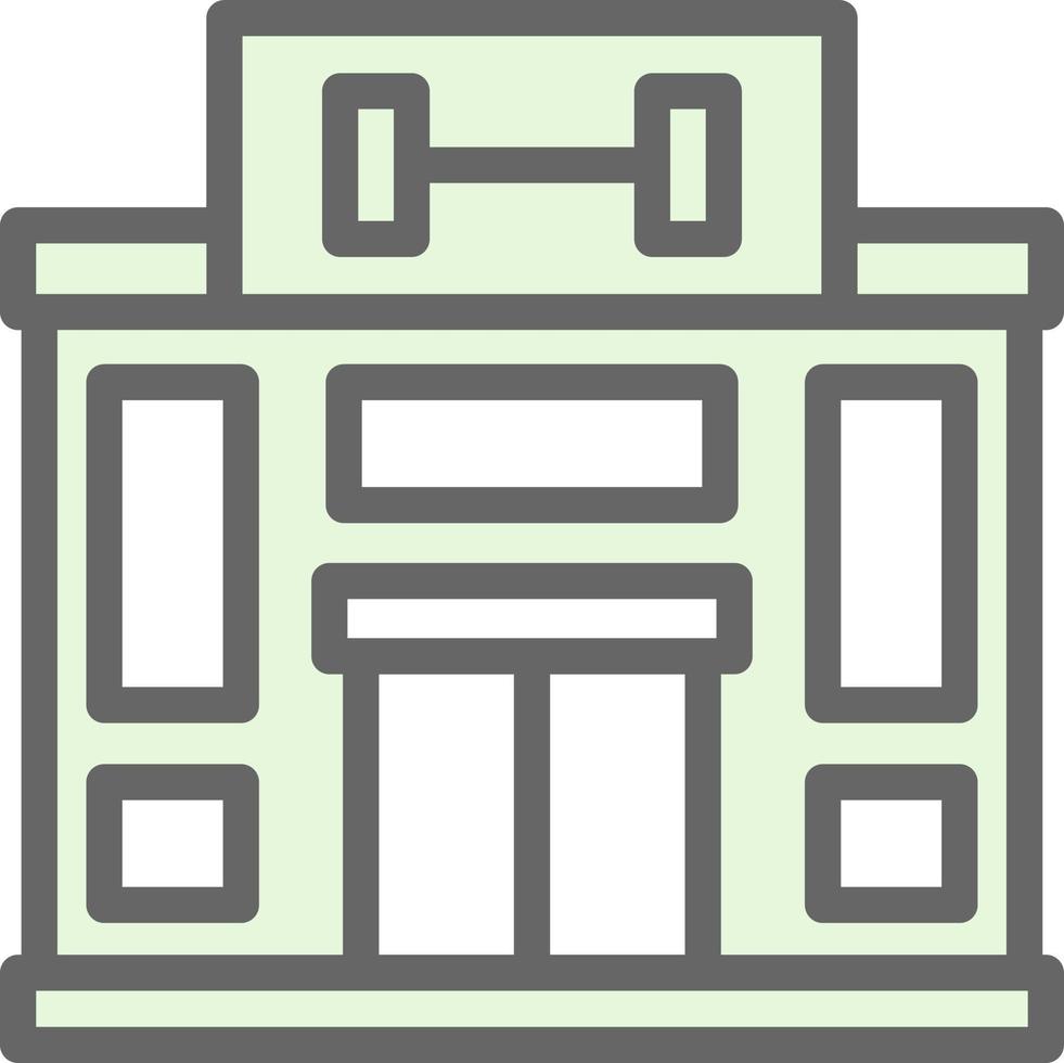 Gym Vector Icon Design