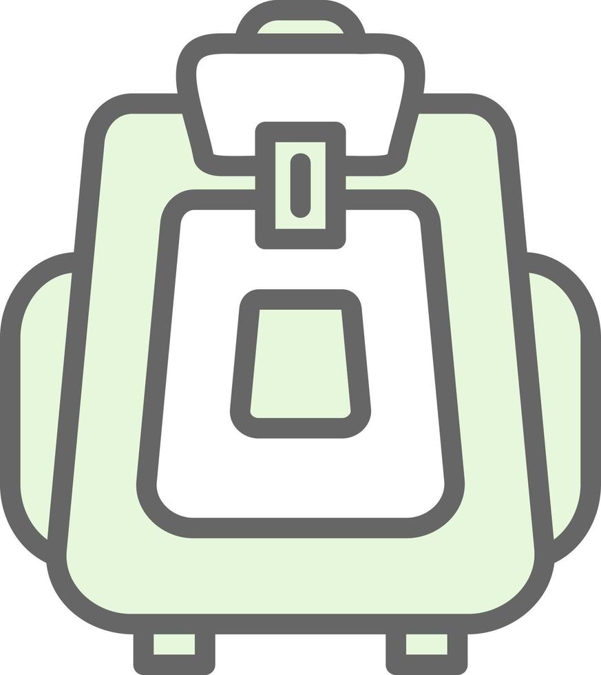 diseño de icono de vector de mochila